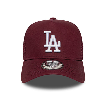 Casquette Trucker MLB League Essential A-Frame L.A. Dodgers bordeaux-blanc NEW ERA