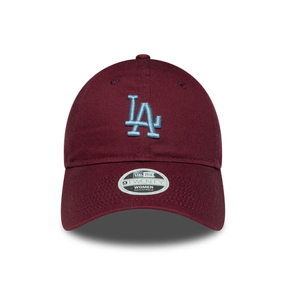 Casquette Femme 9TWENTY MLB League Essential L.A. Dodgers bordeaux-bleu NEW ERA