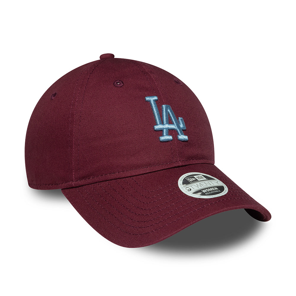 Casquette Femme 9TWENTY MLB League Essential L.A. Dodgers bordeaux-bleu NEW ERA