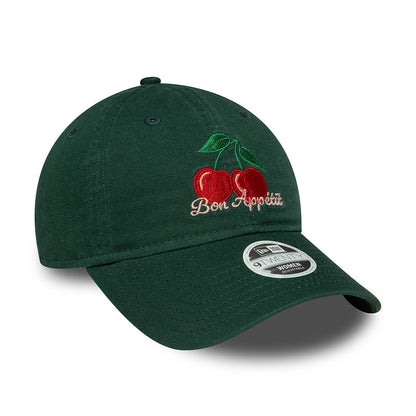 Casquette Femme 9TWENTY NE Phrase Bon Appétit vert foncé NEW ERA