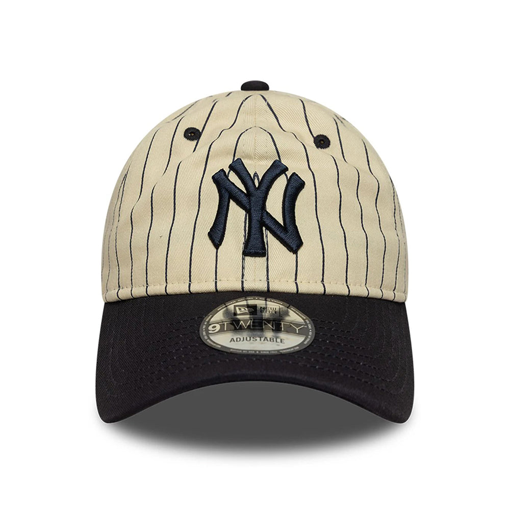 Casquette 9TWENTY MLB Pinstripe New York Yankees crème-bleu marine NEW ERA