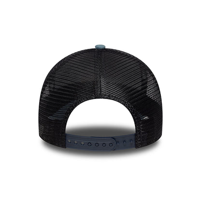 Casquette Trucker NE Denim Patch A-Frame bleu-bleu marine NEW ERA