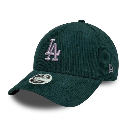 Casquette Femme 9FORTY MLB Cord L.A. Dodgers vert foncé-lavande NEW ERA
