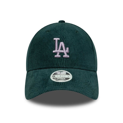 Casquette Femme 9FORTY MLB Cord L.A. Dodgers vert foncé-lavande NEW ERA