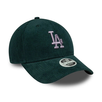 Casquette Femme 9FORTY MLB Cord L.A. Dodgers vert foncé-lavande NEW ERA