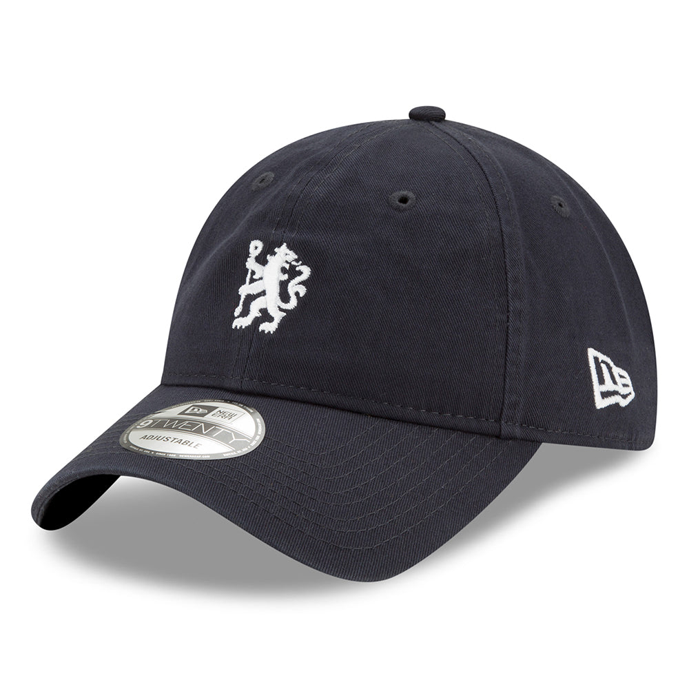 Casquette 9TWENTY Embroidered Lion Crest Chelsea FC bleu marine-blanc NEW ERA