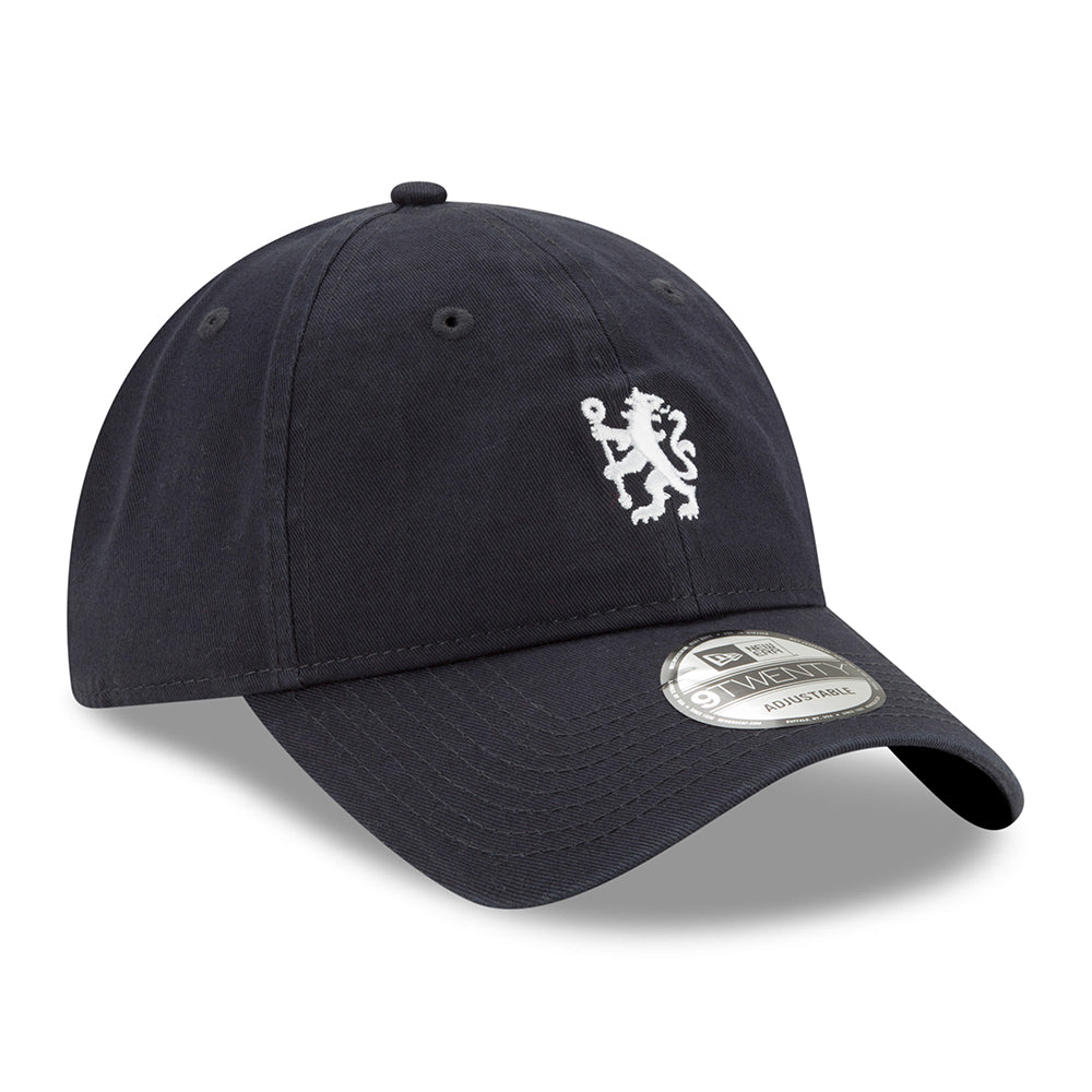 Casquette 9TWENTY Embroidered Lion Crest Chelsea FC bleu marine-blanc NEW ERA