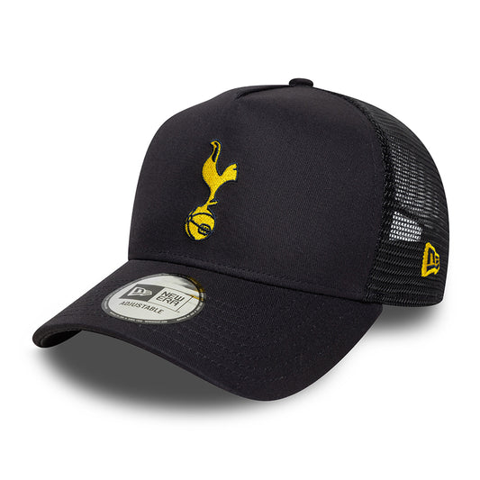 Casquette Trucker A-Frame Seasonal Tottenham Hotspur FC bleu marine-jaune NEW ERA