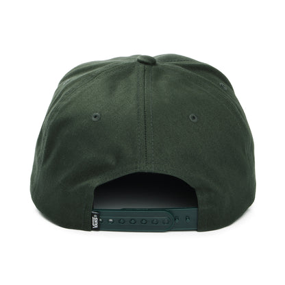 Casquette Snapback à Visière Incurvée Drop V Logo mousse foncé-jaune VANS