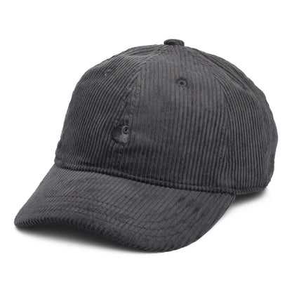 Casquette en Velours Côtelé Large Harlem graphite CARHARTT WIP