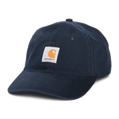 Casquette en Toile de Coton Délavée Selby bleu marine foncé CARHARTT WIP