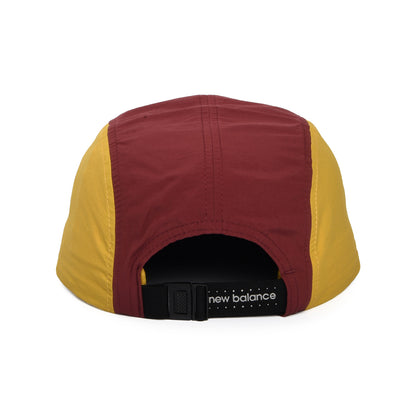 Casquette 5 Panel Recyclée Everyday bordeaux-moutarde NEW BALANCE