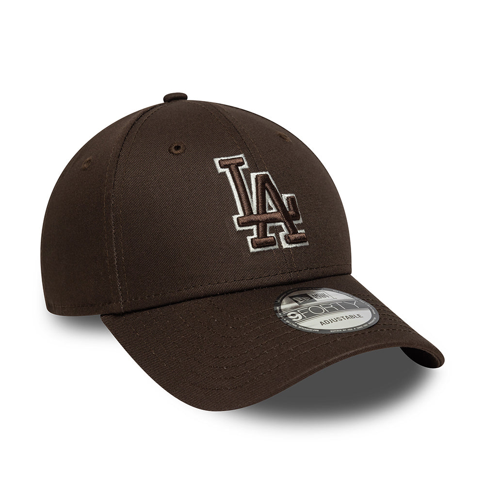 Casquette 9FORTY MLB Team Outline L.A. Dodgers marron-pierre NEW ERA