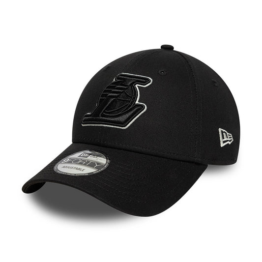 Casquette 9FORTY NBA Team Outline L.A. Lakers noir-blanc NEW ERA