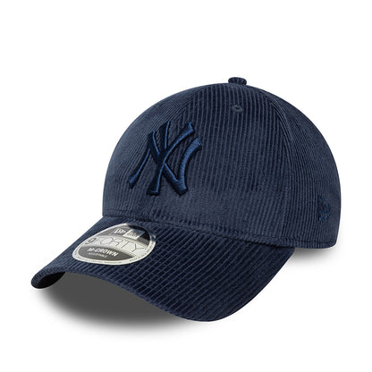 Casquette 9FORTY M-Crown MLB Cord XXV New York Yankees bleu marine NEW ERA