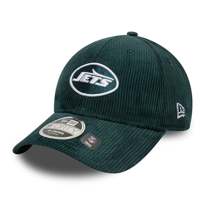 Casquette 9FORTY M-Crown NFL Cord New York Jets turquoise profond NEW ERA