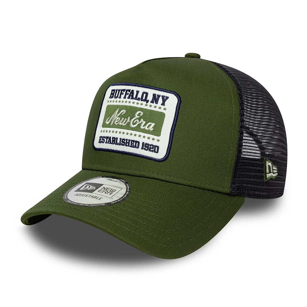 Casquette Trucker A-Frame NE Patch mousse NEW ERA
