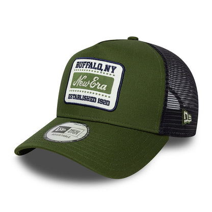 Casquette Trucker A-Frame NE Patch mousse NEW ERA