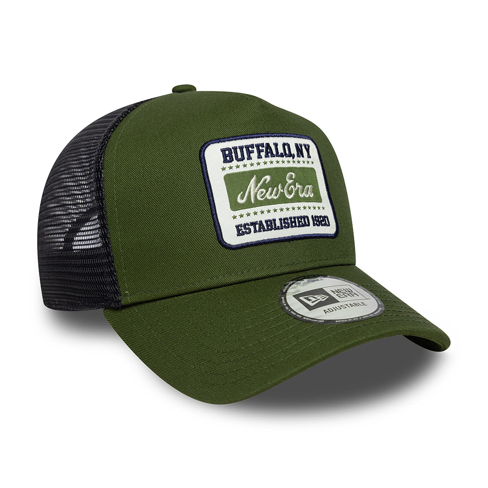 Casquette Trucker A-Frame NE Patch mousse NEW ERA