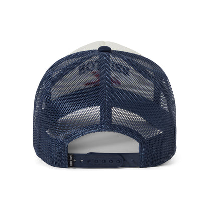 Casquette Trucker Pegasus NetPlus MP blanc-bleu marine BRIXTON
