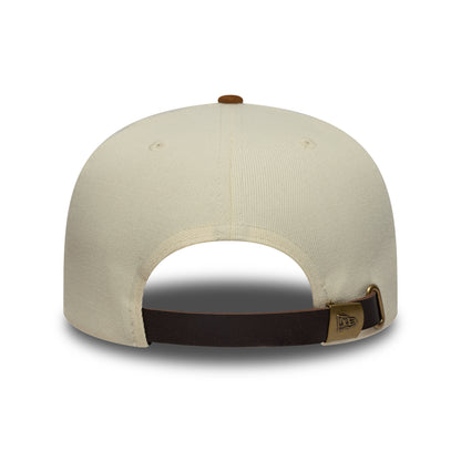 Casquette 9FIFTY MLB Suede Visor A-Frame L.A. Dodgers crème-ocre NEW ERA