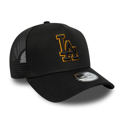 Casquette Trucker MLB Outline A-Frame L.A. Dodgers noir-ocre NEW ERA