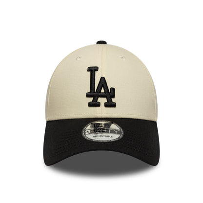 Casquette 9FORTY MLB Colourblock L.A. Dodgers crème-noir NEW ERA