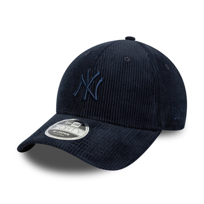 Casquette 9FORTY M-Crown MLB Cord New York Yankees bleu marine NEW ERA