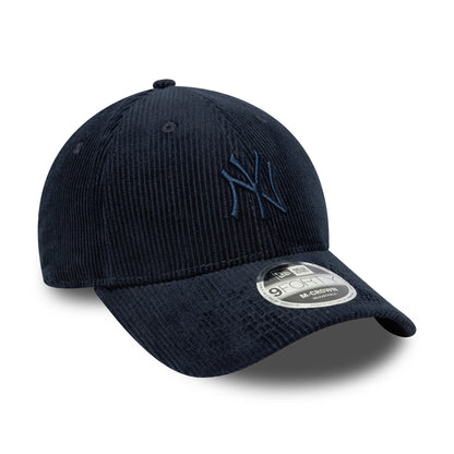 Casquette 9FORTY M-Crown MLB Cord New York Yankees bleu marine NEW ERA