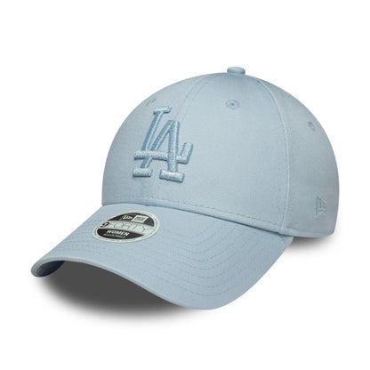Casquette Femme 9FORTY MLB Metallic Logo L.A. Dodgers bleu clair NEW ERA