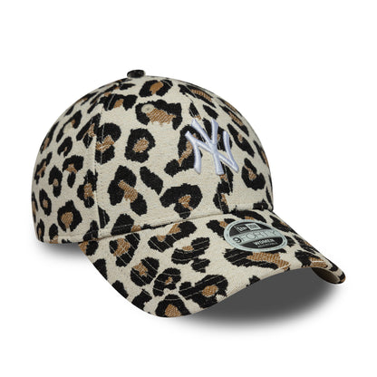 Casquette Femme 9FORTY MLB Leopard Midi New York Yankees beige NEW ERA