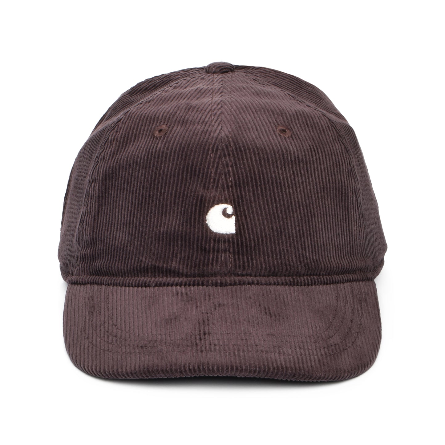 Casquette en Velours Côtelé Harlem marron moyen-blanc CARHARTT WIP