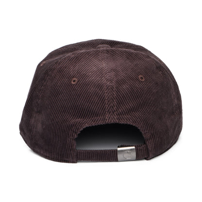 Casquette en Velours Côtelé Harlem marron moyen-blanc CARHARTT WIP