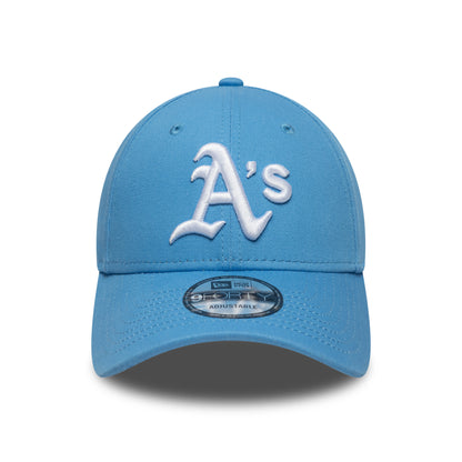 Casquette 9FORTY MLB League Essential Athletics bleu ciel-blanc NEW ERA