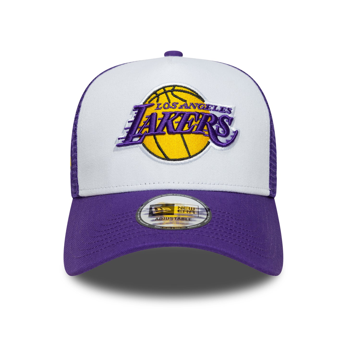 Casquette Trucker NBA Side Patch A-Frame L.A. Lakers violet-blanc NEW ERA