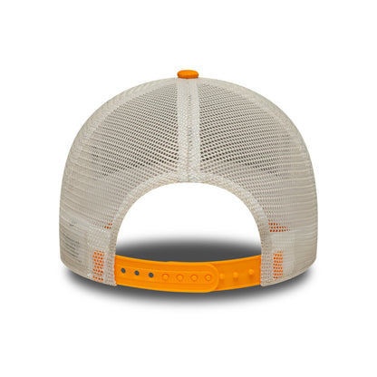 Casquette Trucker A-Frame Location Patch Costa Brava orange-pierre NEW ERA