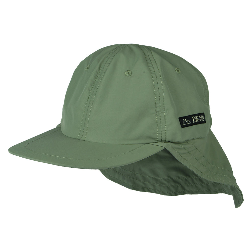 Casquette Saharienne Supplex olive clair DORFMAN PACIFIC