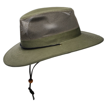 Chapeau Australien Ventilé Traveller loden DORFMAN PACIFIC