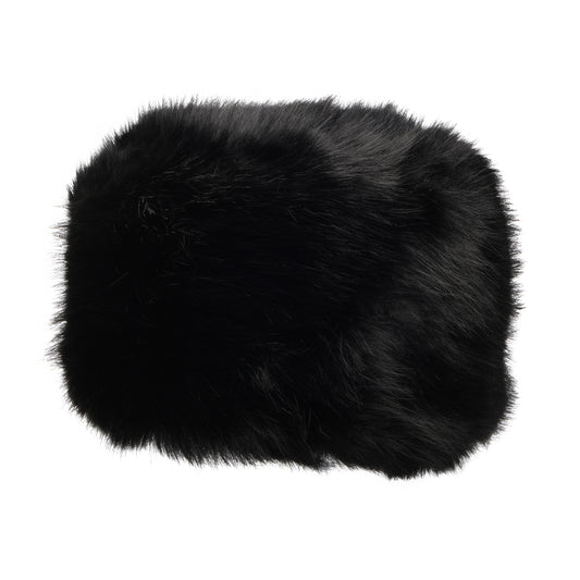 Toque Hiver en Fausse Fourrure noir WHITELEY