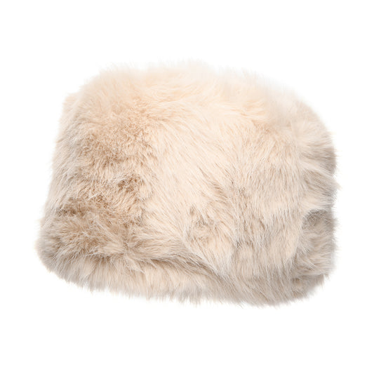 Toque Hiver en Fausse Fourrure latte WHITELEY