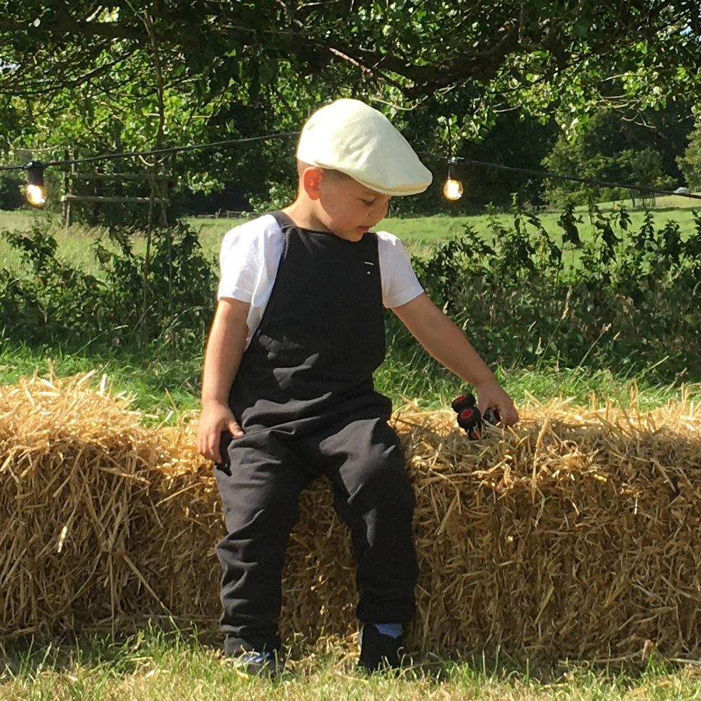 Casquette Plate Enfant en Coton beige JAXON & JAMES
