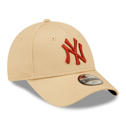 Casquette Enfant 9FORTY MLB League Essential New York Yankees avoine-orange NEW ERA