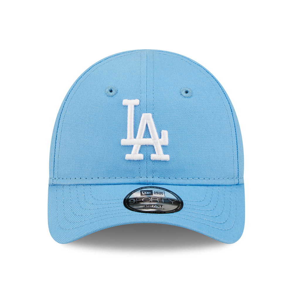 Casquette Bébé 9FORTY MLB League Essential L.A. Dodgers bleu ciel-blanc NEW ERA