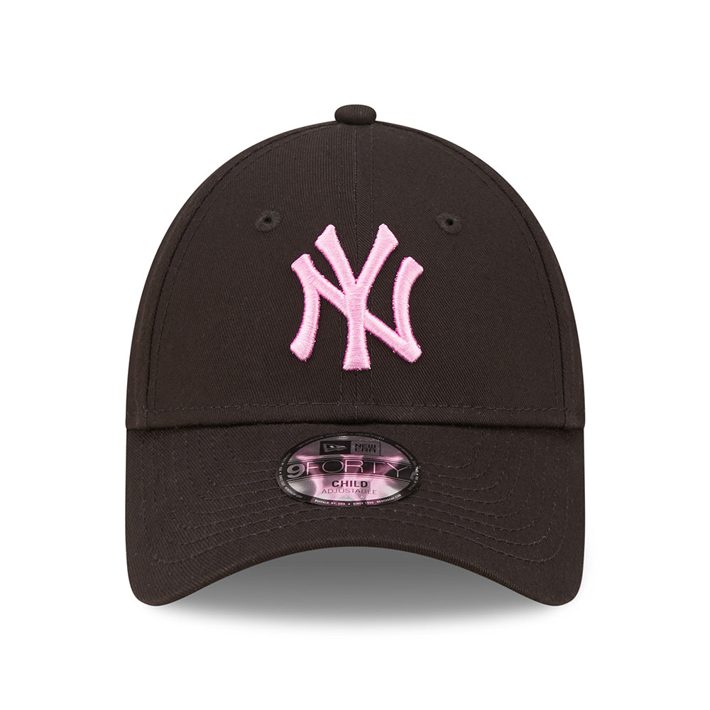 Casquette 9FORTY New York Yankees MLB League Essential noir-rose NEW ERA