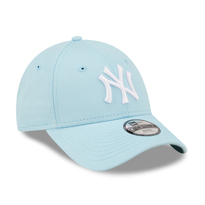 Casquette Enfant 9FORTY MLB League Essential New York Yankees bleu clair-blanc NEW ERA