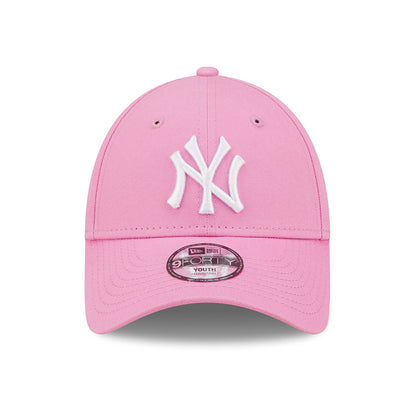 Casquette Enfant 9FORTY MLB League Essential New York Yankees rose-blanc NEW ERA