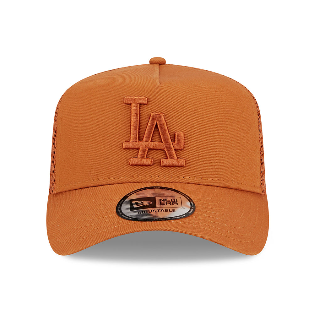 Casquette Trucker Enfant MLB Tonal Mesh A-Frame L.A. Dodgers ocre NEW ERA