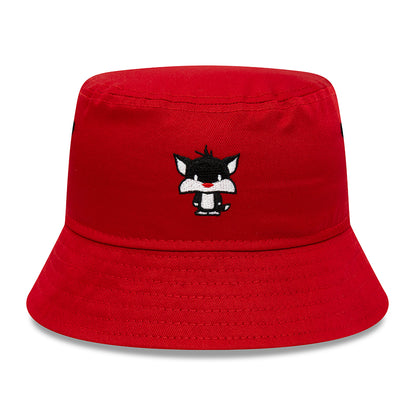 Chapeau Bob Bébé Chibi Looney Tunes Sylvestre écarlate NEW ERA