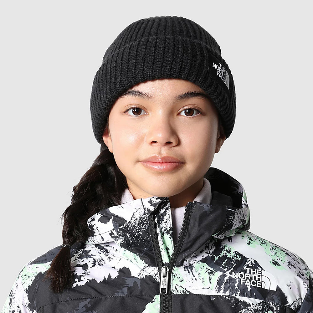 Bonnet Enfant Doublé Recyclé Salty noir THE NORTH FACE