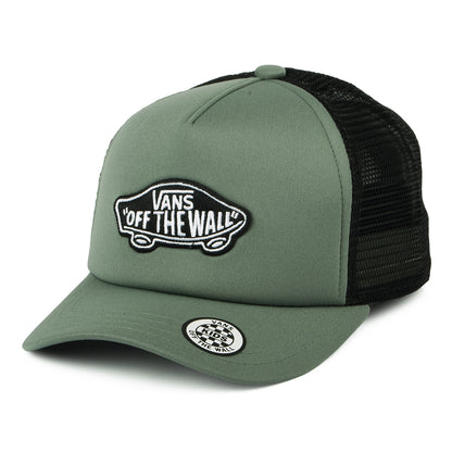 Casquette Trucker Enfant à Visière Incurvée Classic Patch menthe VANS